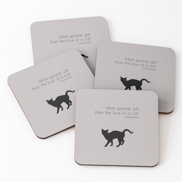 Item preview, Cat Quote What Greater Gift Than The Love of a Cat designed and sold by CordeyIgnacio.