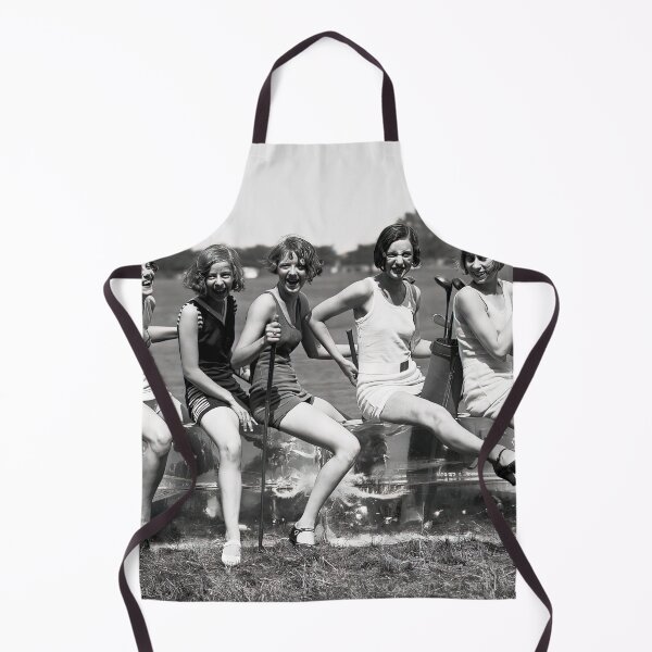 Item preview, Lady Golfers, Black and White Vintage Art designed and sold by modernretro.