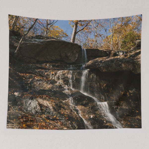 Item preview, Waterfall Flowing From Massive Rough Stones designed and sold by pandovisky.