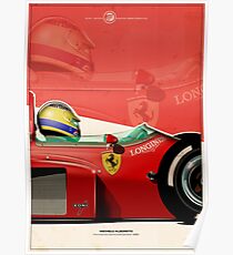 MICHELE ALBORETO 1985 Poster