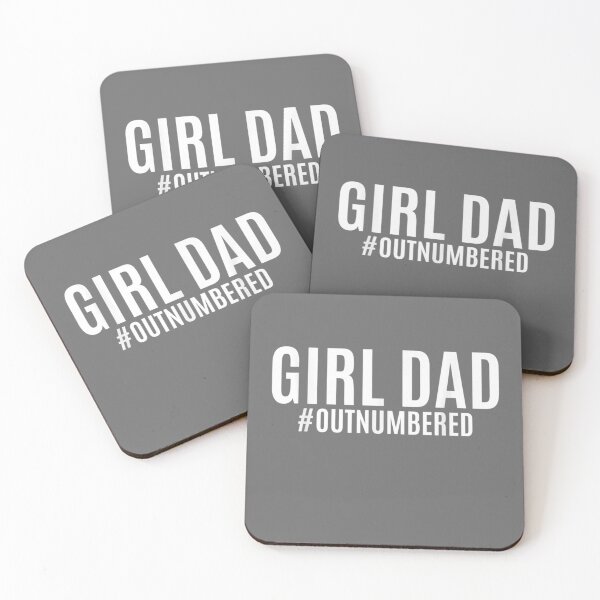 Item preview, Girl Dad Outnumbered Fathers Day from Wife Daughter designed and sold by Eliss3Lilly.
