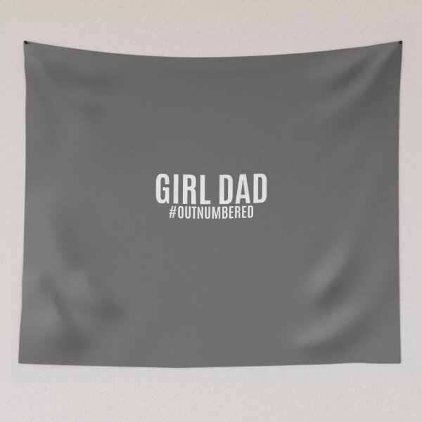 Item preview, Girl Dad Outnumbered Fathers Day from Wife Daughter designed and sold by Eliss3Lilly.