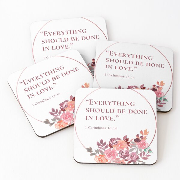Item preview, 1 Chorinthians 16 : 14 everything should be done in love designed and sold by cavilostudio.