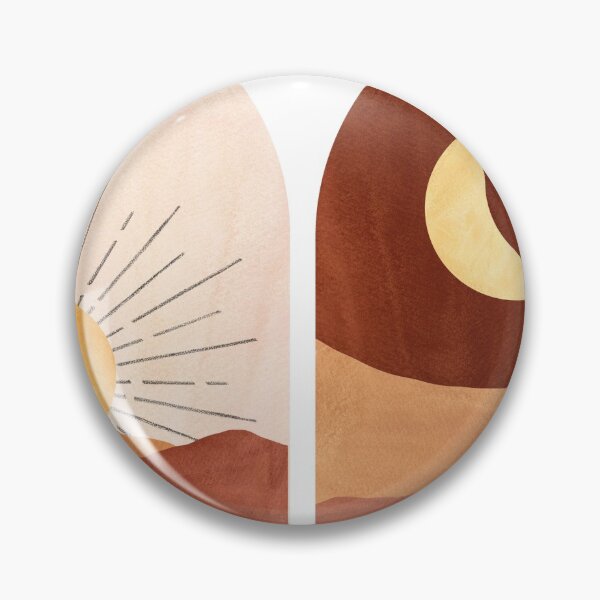 Item preview, Boho terracotta day and night designed and sold by WhalesWay.