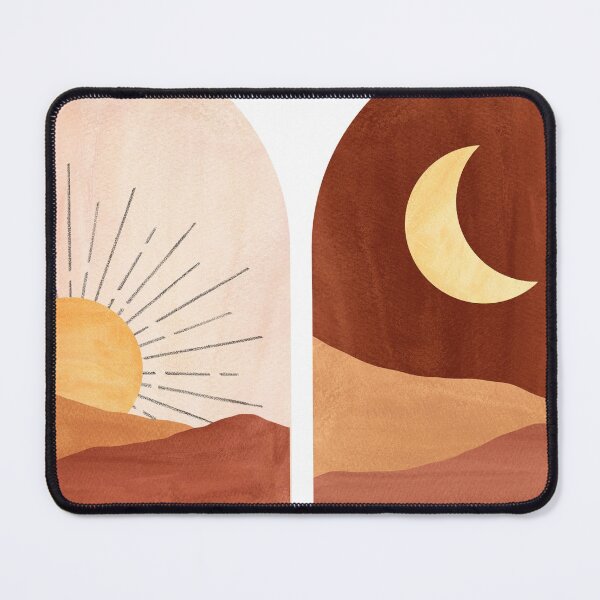 Item preview, Boho terracotta day and night designed and sold by WhalesWay.