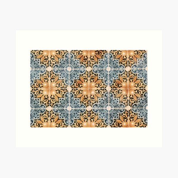 Item preview, Portugal Faro Abstract Patterns On Ceramic Tile designed and sold by Tamas Das.