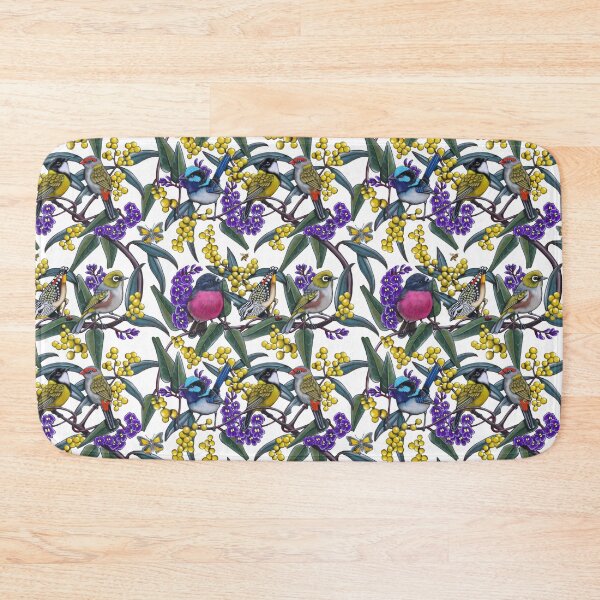 Item preview, Small Bird Medley Repeated Pattern by Australian artist Laural Retz designed and sold by Laural Retz.