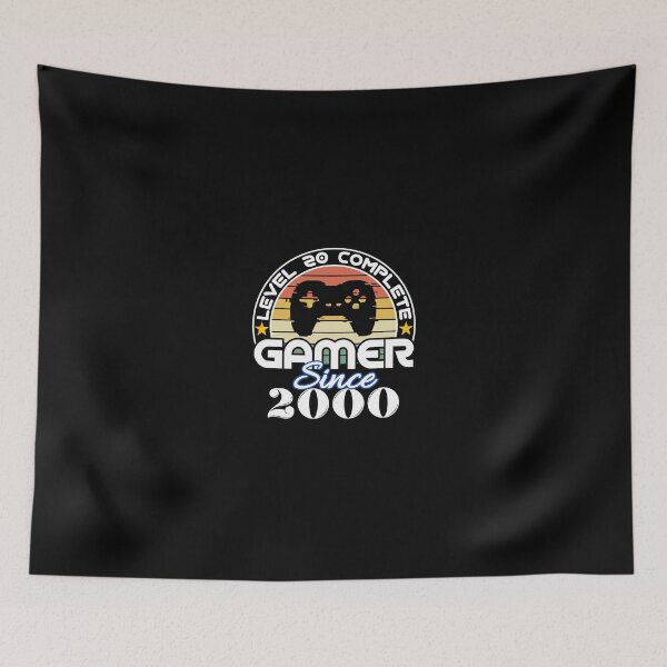 Item preview, Level 20 complete gamer Since 2000 - 20th Birthday gift Pullover Hoodie designed and sold by politevann.