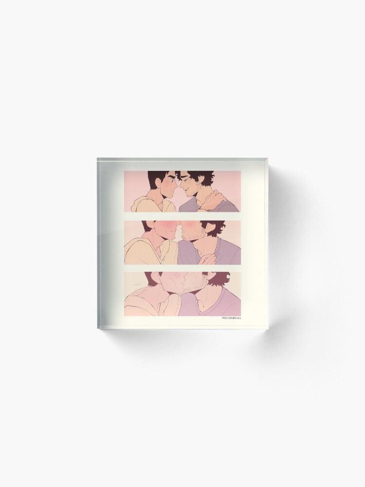 Alternate view of Reddie Kiss Comic Acrylic Block