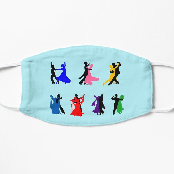 Ballroom Dancers Flat Mask