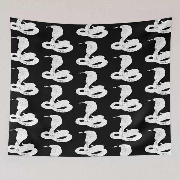 Item preview, Snake Silhouette (white distressed design) designed and sold by siggyspatsky.