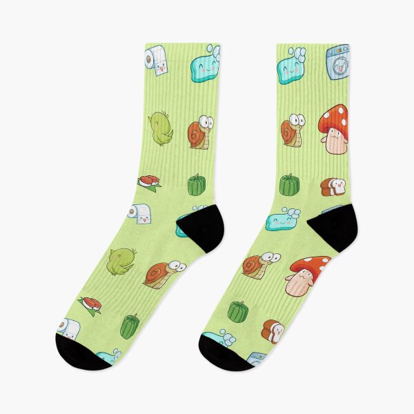 Item preview, Kawaii mushroom, snail, bird, bread, sushi, watermelon, soap, laundry and toilet paper designed and sold by MagicStrawberry.