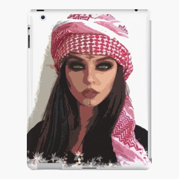 Beautiful Girl in Hijab Cartoon iPad Case & Skin for Sale by MrBadDream