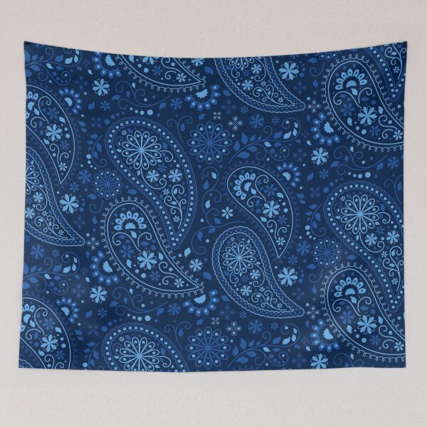 Item preview, Blue Bandana Pattern designed and sold by Vector Scout Lab.
