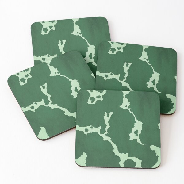 Item preview, Green abstract cow print designed and sold by BLMcreations.