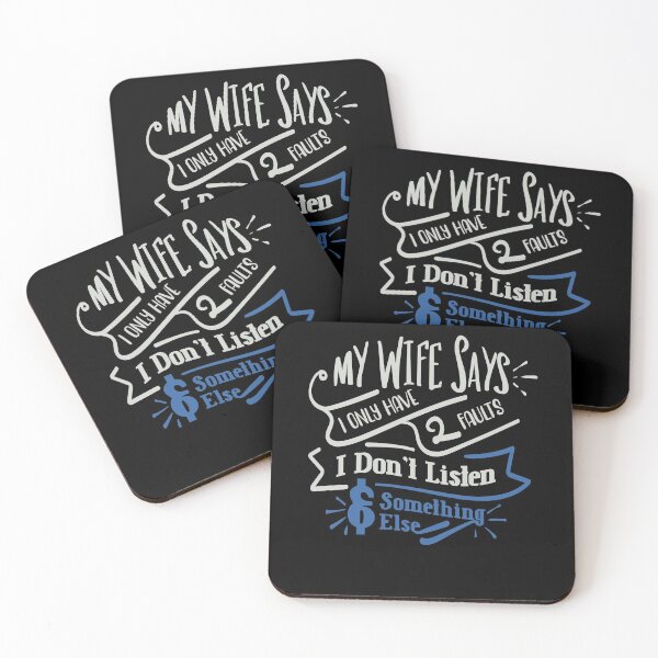 Item preview, My Wife Says I Only Have 2 Faults designed and sold by FOX1999-Design.
