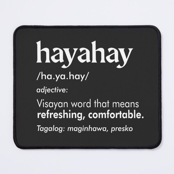 Item preview, HAYAHAY BISAYA FILIPINO WORD EXPRESSION designed and sold by aydapadi.