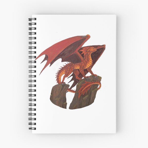 Item preview, Red dragon on a cliff no background  designed and sold by LeahcarsArt.