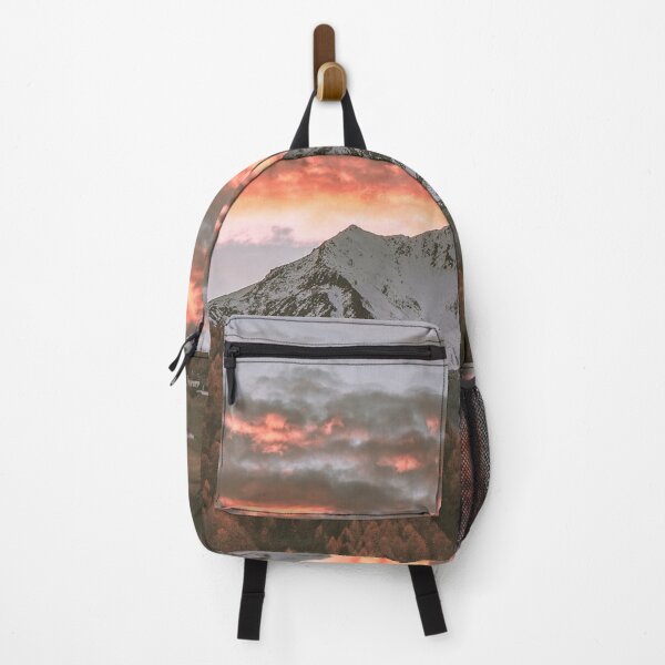 Item preview, Mountain with red sky clouds designed and sold by SceneryGallery.