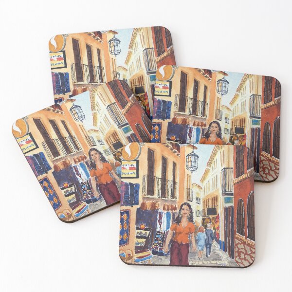 Item preview, Street in Arab Quarter, Granada, Spain designed and sold by Virginia Coghill.