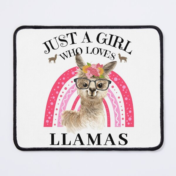 Item preview, Just a girl who loves llamas (Cute Llamas) designed and sold by i-longmanshop.