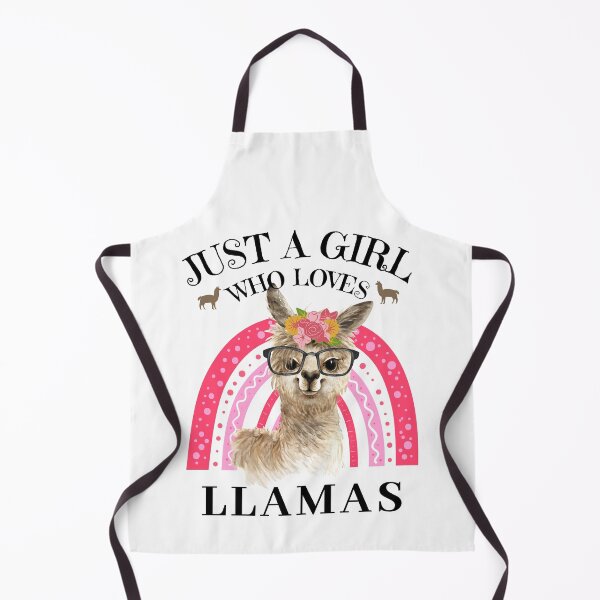 Item preview, Just a girl who loves llamas (Cute Llamas) designed and sold by i-longmanshop.