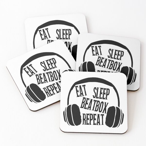 Item preview, Eat Sleep Beatbox Repeat (Black) designed and sold by superdumb70.