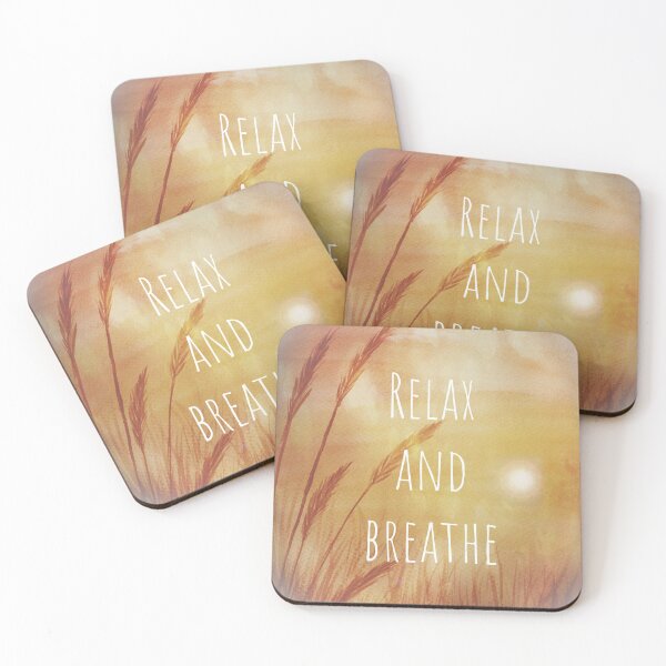 Item preview, Relax and Breathe - Sunset Wheat Grass Inspiration designed and sold by SistersInArtN.