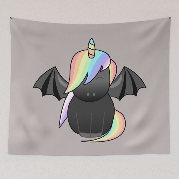 Item preview, Unicorn Bat | Halloween designed and sold by DAFIN.
