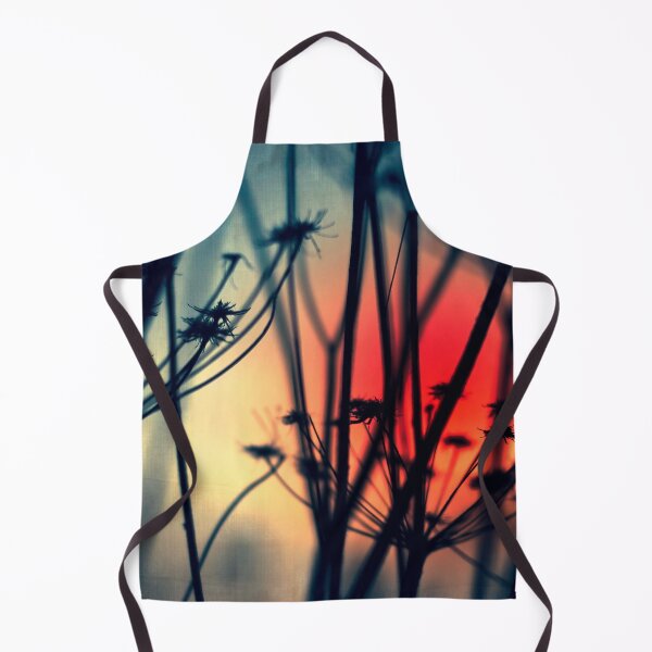 Item preview, Shapes of Decay - Silhouettes of dry Weeds against colourful lights designed and sold by Dyrk Wyst Redbubble Shop.