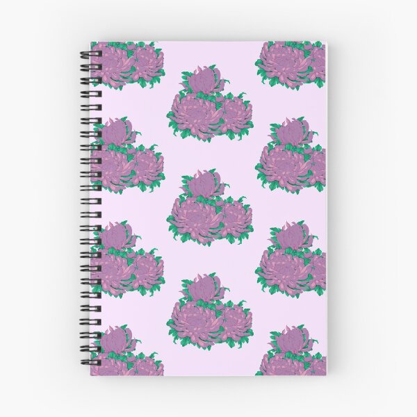 Item preview, Chrysanthemum Season Purple  designed and sold by MissRebelArt.
