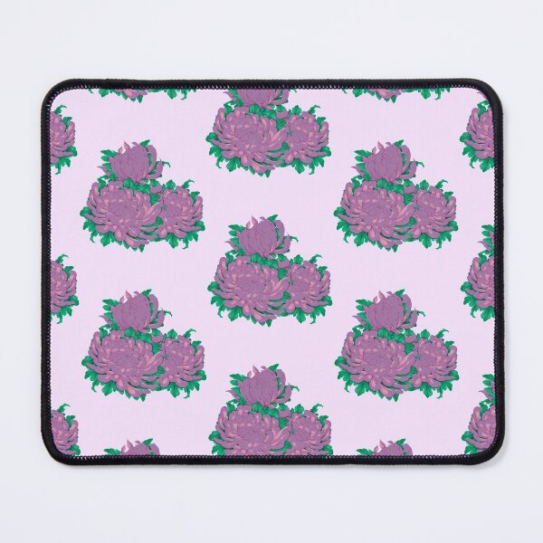Item preview, Chrysanthemum Season Purple designed and sold by MissRebelArt.