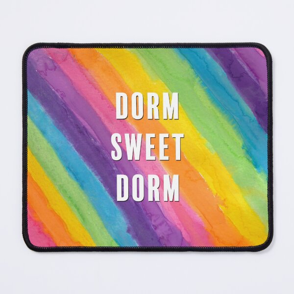 Item preview, Dorm Sweet Dorm Rainbow Watercolor Stripes designed and sold by Daydreamer Alley.