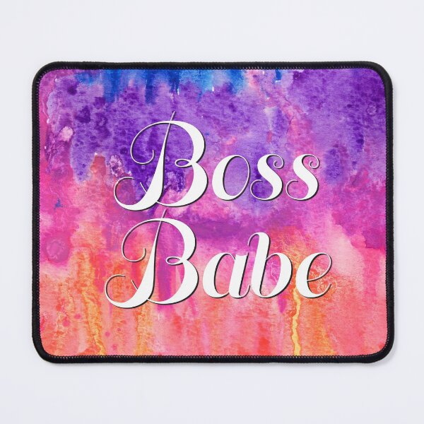 Item preview, Boss Babe Rainbow Watercolor designed and sold by Daydreamer Alley.