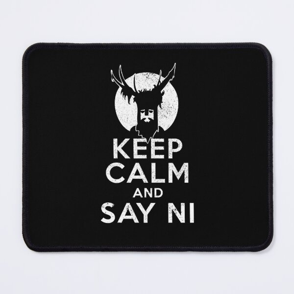 Item preview, Keep Calm And Say NI - Distressed Design designed and sold by risible.