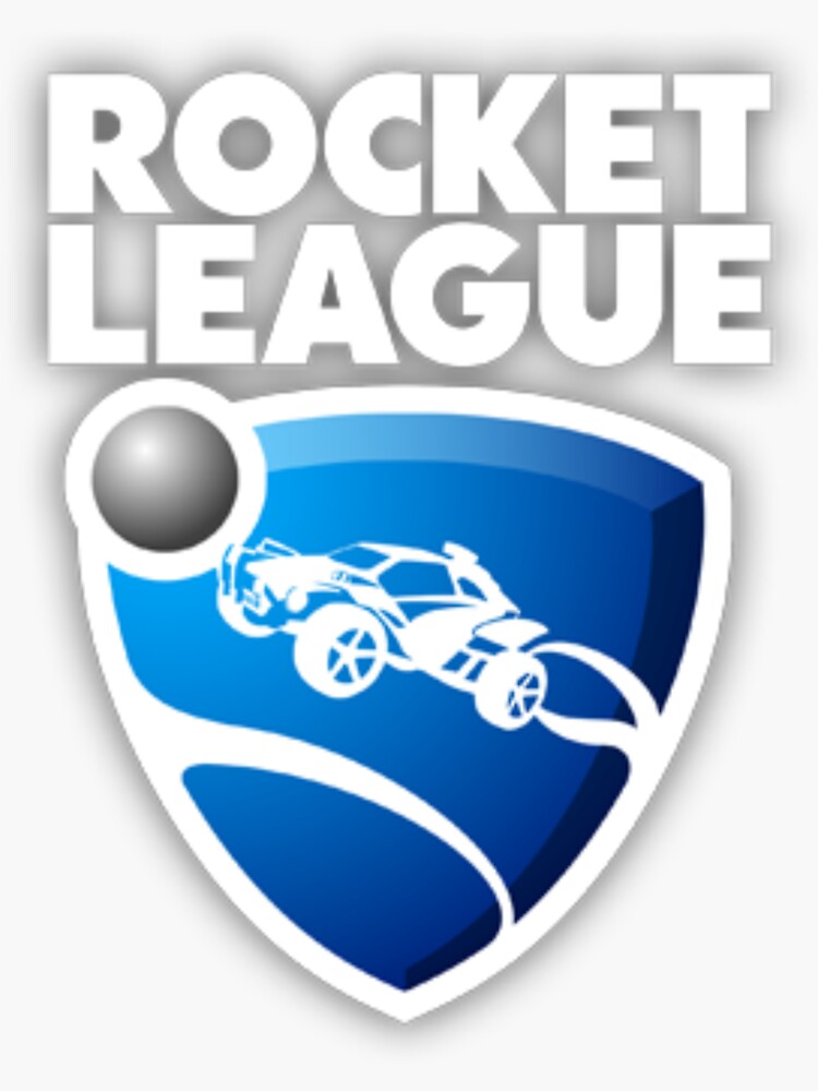 Rocket League Text with Logo Mens Varsity Jacket