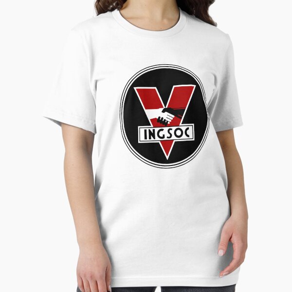 Aperçu de l'œuvre Ingsoc 1984 Blanc créée et vendue par Deus Skull®.