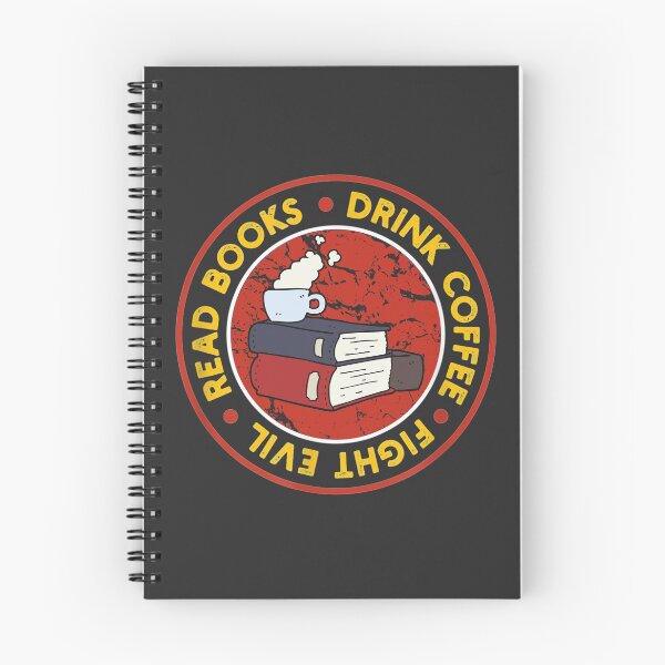 Item preview, Read books Drink coffee Fight evil designed and sold by SweetbeStore.