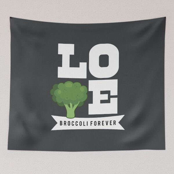 Item preview, Broccoli Love Forever 1 designed and sold by ExplodingDeer.