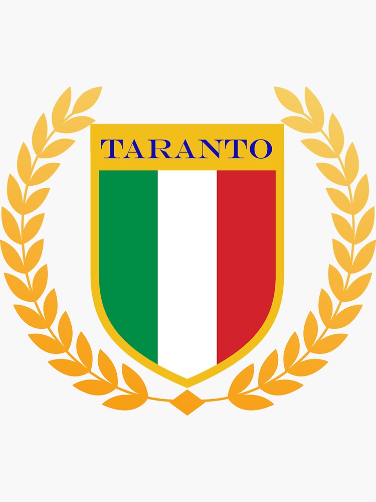 Thumbnail 3 of 3, Sticker, Taranto Italia Italy designed and sold by ItaliaStore.