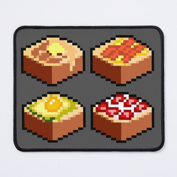 Item preview, I Love Toasts Pixel - Foodies designed and sold by gambarin-art.