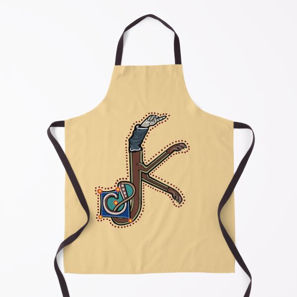 Item preview, Letter K Manicule W 14C Maastricht Psalter parody designed and sold by Donnahuntriss.