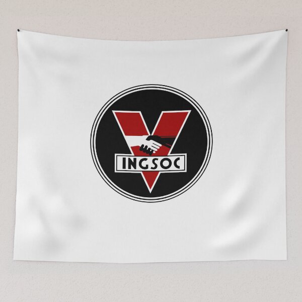 Item preview, Ingsoc 1984 White designed and sold by Deus Skull®.