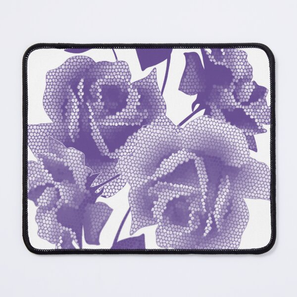 Item preview, Colour of the Year 2018 ULTRA VIOLET Pixel Roses designed and sold by ozcushions.
