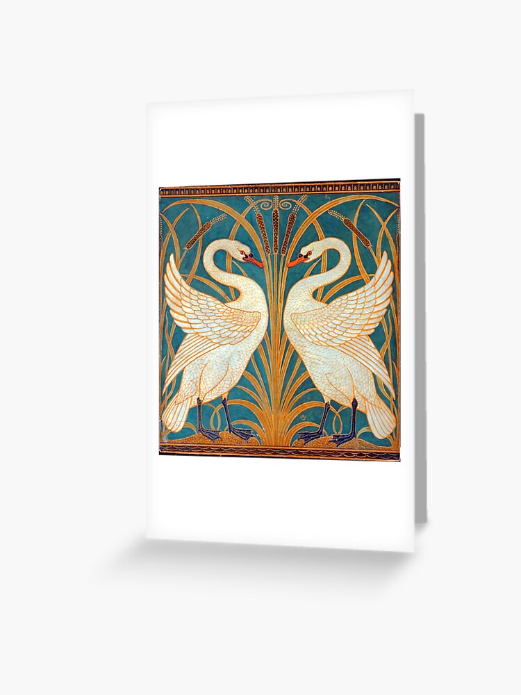 Swan Totem Animal Boho Wall Art Fine Art Print From 