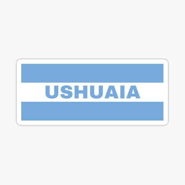 Ushuaia What Sticker by Playscores for iOS & Android