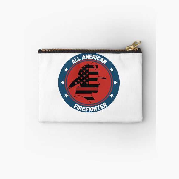 Item preview, All American Firefighter Redline US Flag designed and sold by Samsdesignshop.