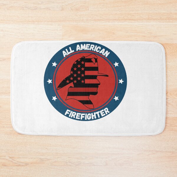 Item preview, All American Firefighter Redline US Flag designed and sold by Samsdesignshop.