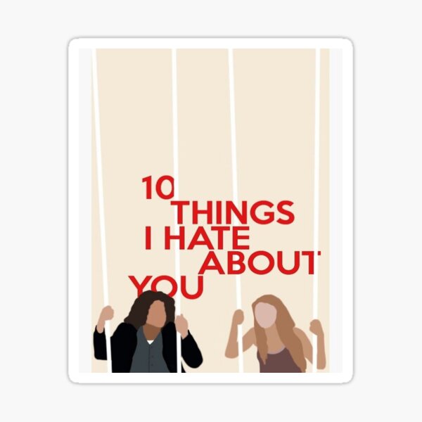 10 Things I Hate About You (1999) Movie Poster for Sale by LovedPosters