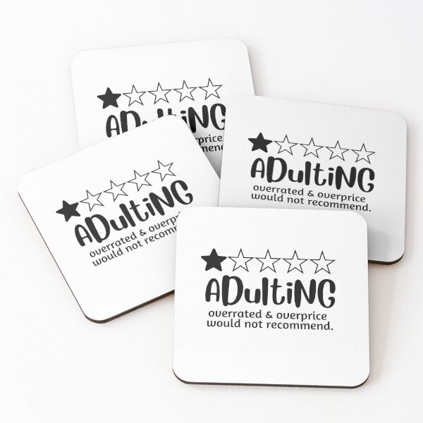 Item preview, Adulting Would Not Recommend designed and sold by Lv28021.